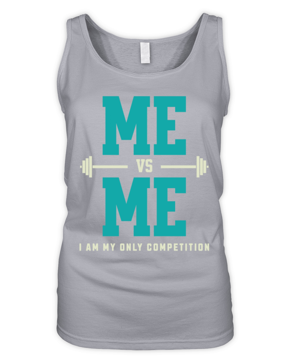 Me vs Me I Am My Only Competition Workout Saying Organic Women's Tank Top