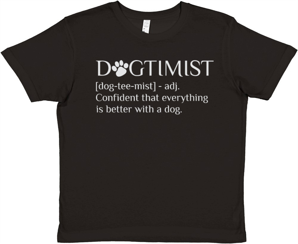 Dogtimist Adjective Saying Quotes Funny Dog Premium Kids Crewneck T-shirt