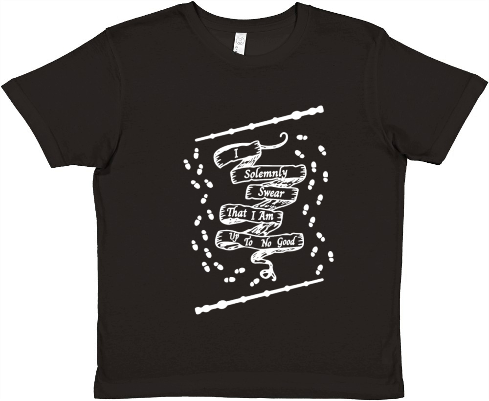 I Solemnly Swear That I Am Up To No Good Vintage Premium Kids Crewneck T-shirt