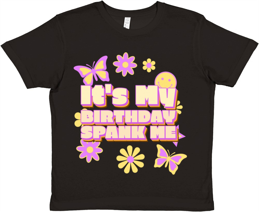 Its My Birthday Premium Kids Crewneck T-shirt