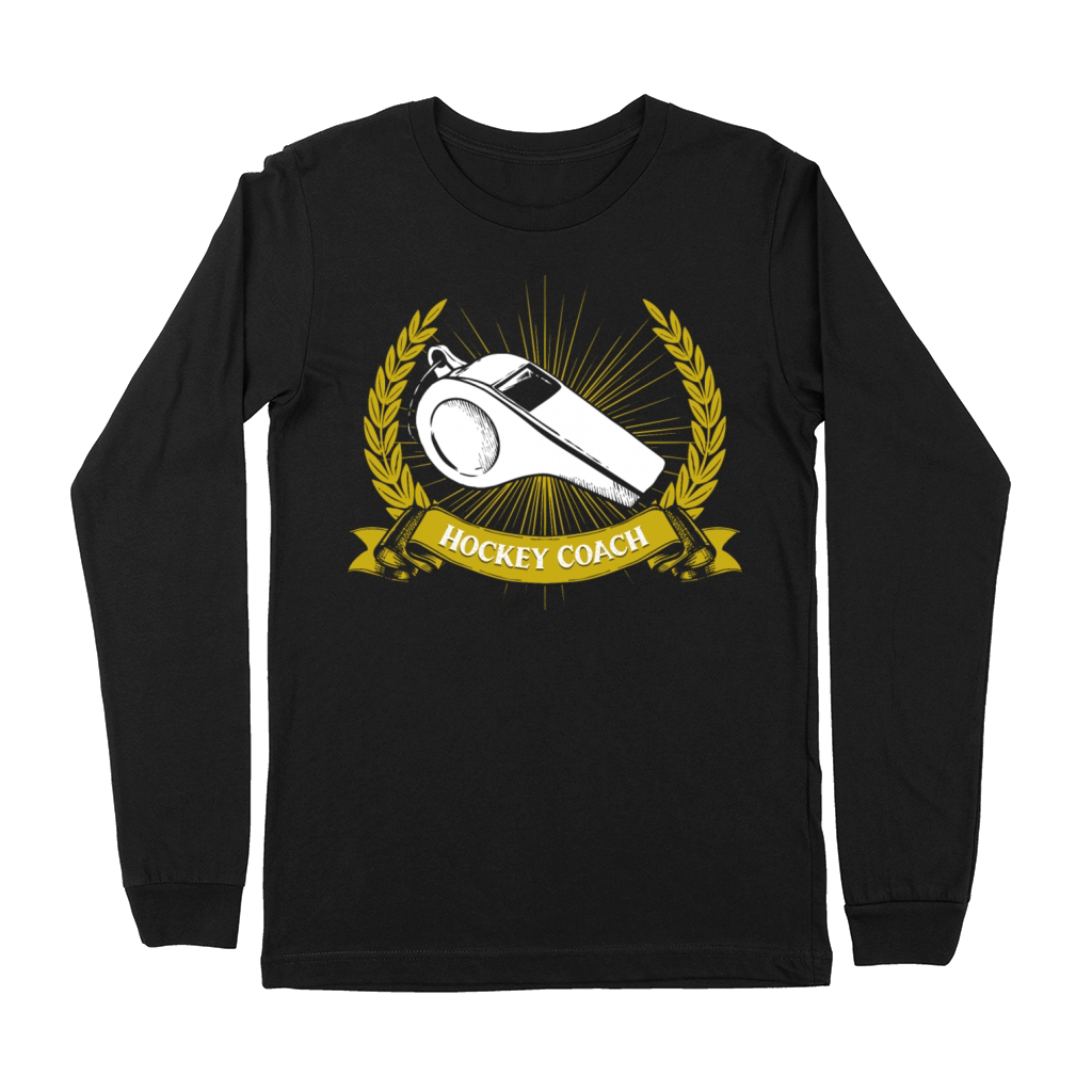 Hockey Coach Hockey Player Funny Team Sports Humor Premium Long Sleeve