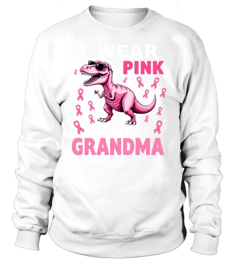 Breast Cancer Pink Awareness Design Sweatshirt Unisex