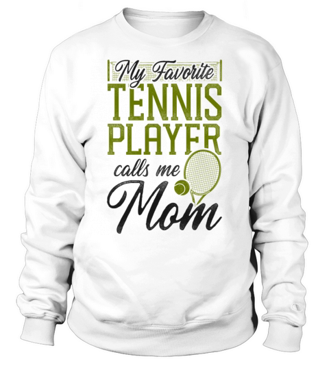 Funny Tennis Player Racket Mom Sweatshirt Unisex
