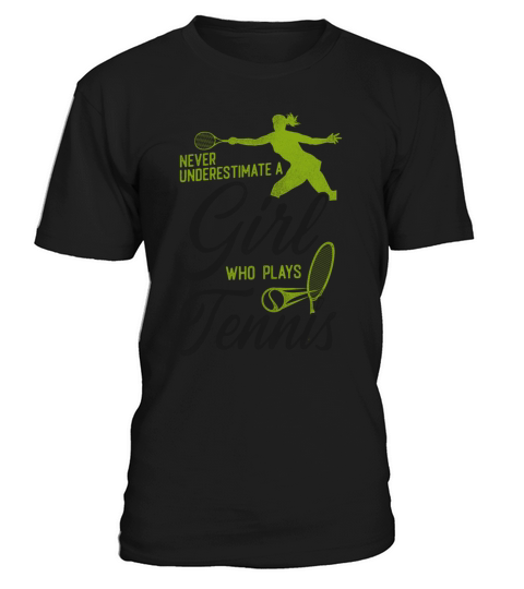 Funny Tennis Player Racket Girl T-Shirt Unisex