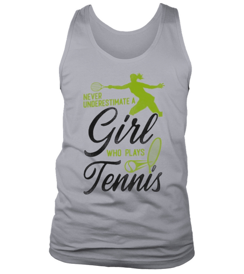 Funny Tennis Player Racket Girl Tank Top Unisex