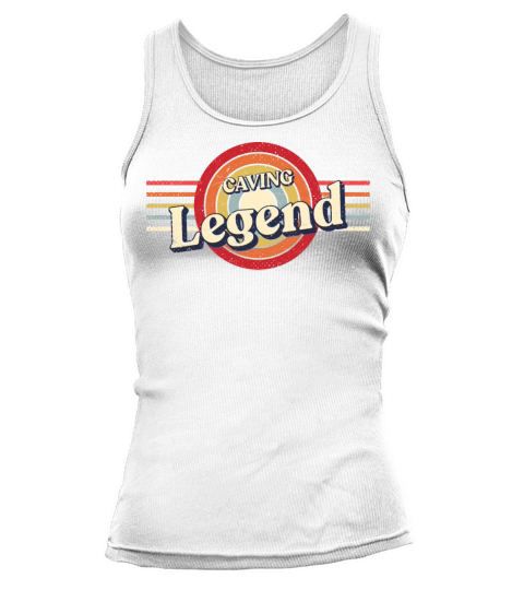 Caving Legend Spelunking Funny Caver Humor Sports Tank top Woman