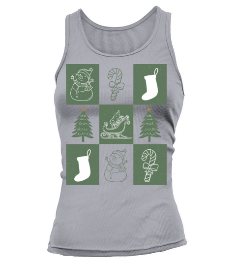 Cozy Vintage Holiday Minimalist Chris Tank top Woman