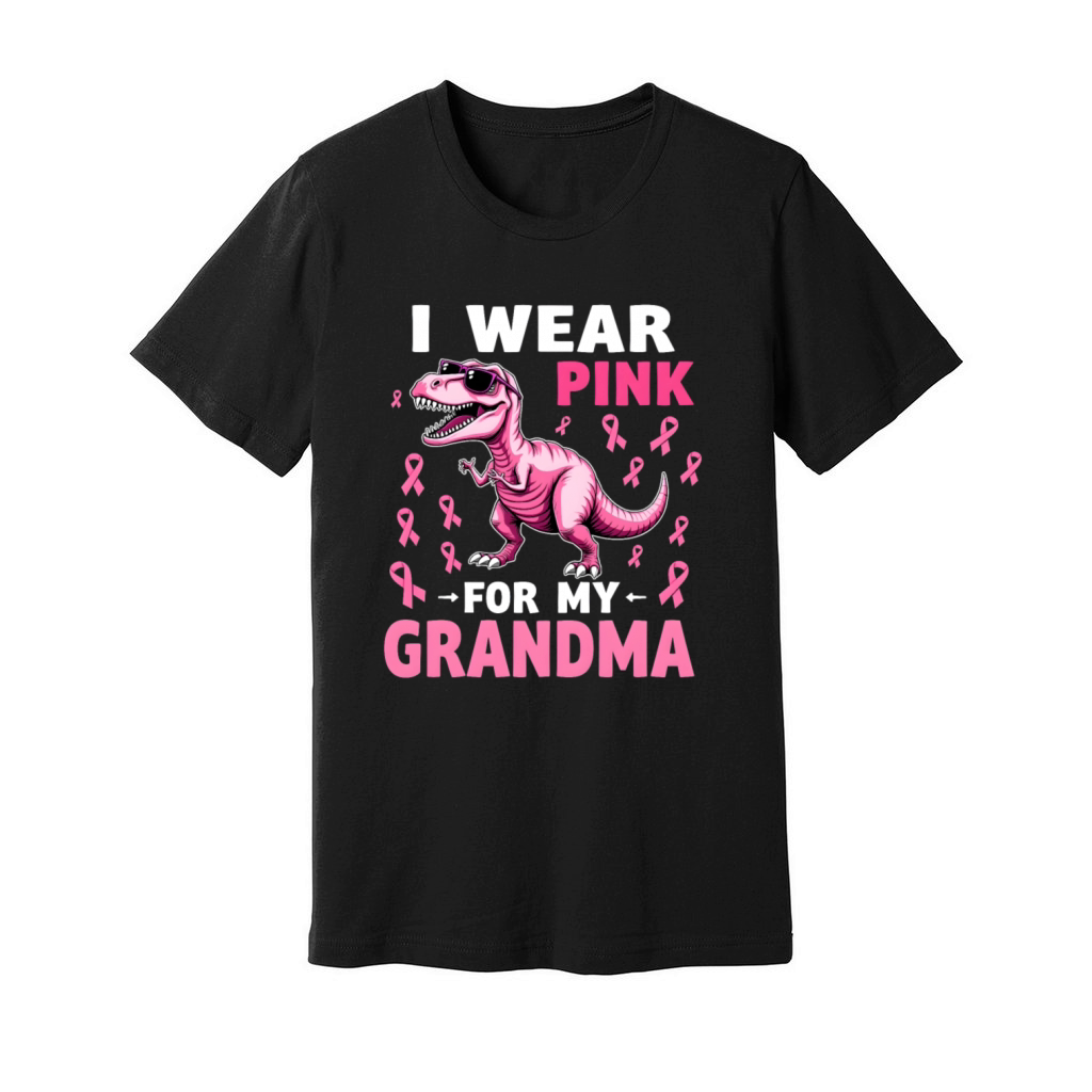 Breast Cancer Pink Awareness Design Unisex Jersey Tee