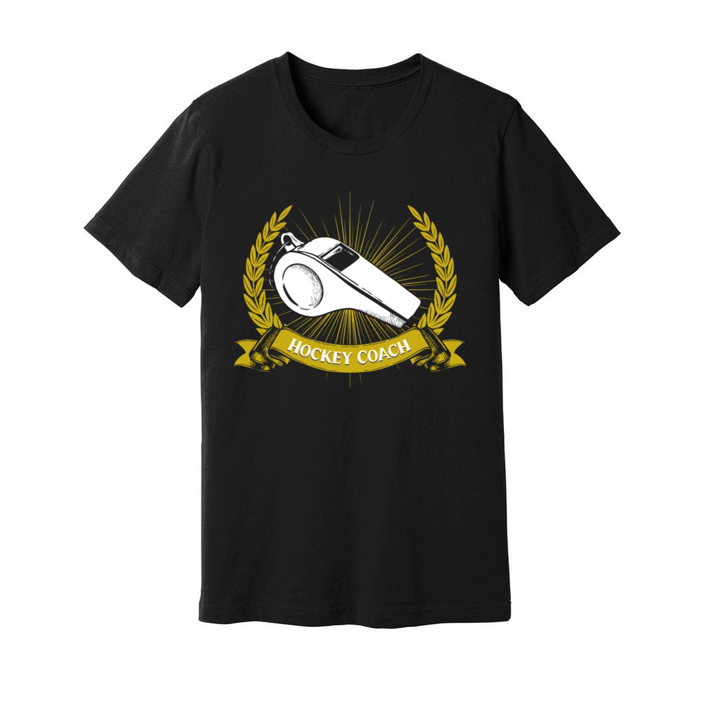 Hockey Coach Hockey Player Funny Team Sports Humor Unisex Jersey Tee