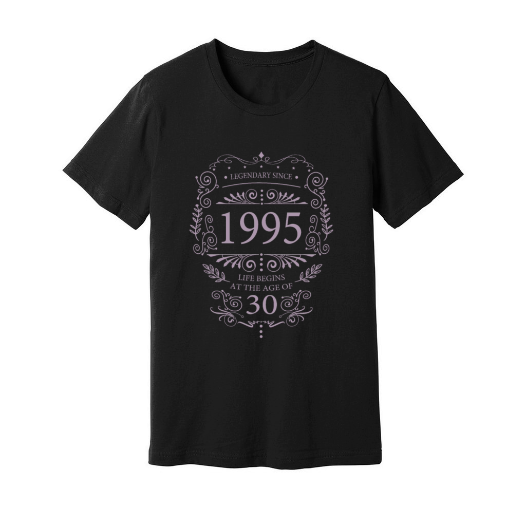 Legendary since 1995 Vintage 30 years Unisex Jersey Tee