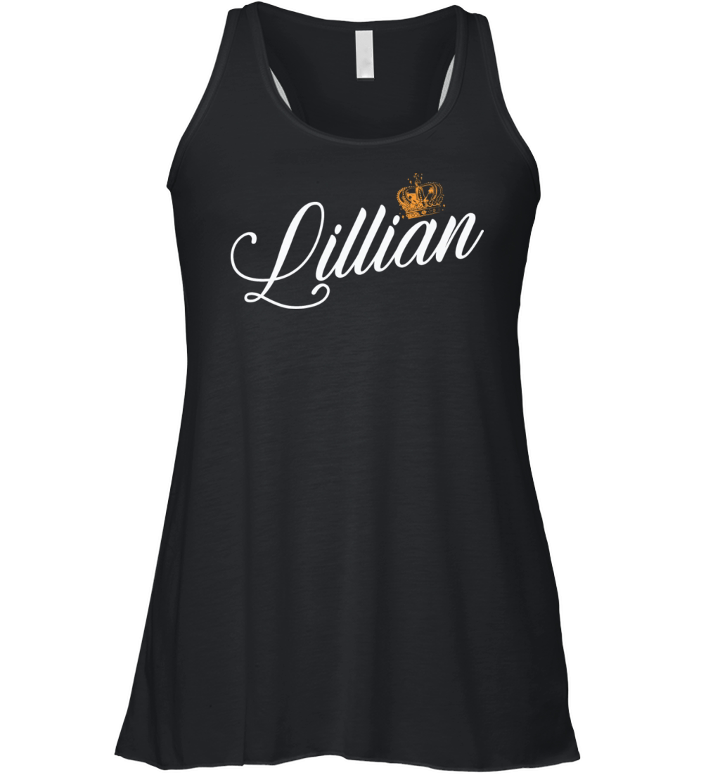Lillian Name for Women Kids Toddlers - Lillian Women's Flowy Tank Top