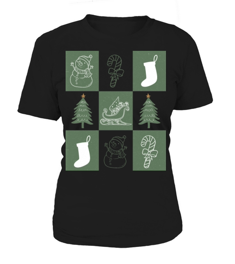 Cozy Vintage Holiday Minimalist Chris Women's T-Shirt
