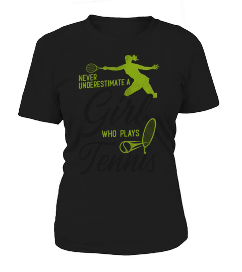 Funny Tennis Player Racket Girl Women's T-Shirt