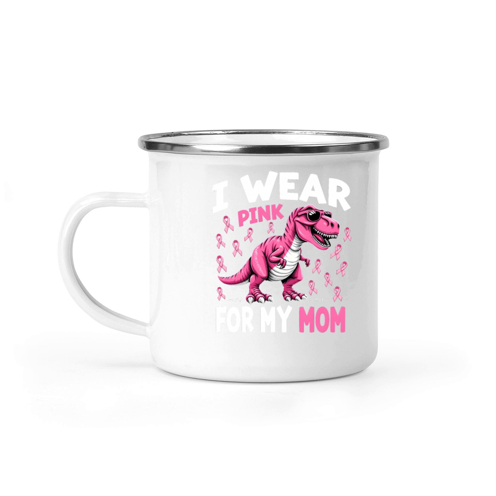Breast Cancer Pink Awareness Design Camping Mug