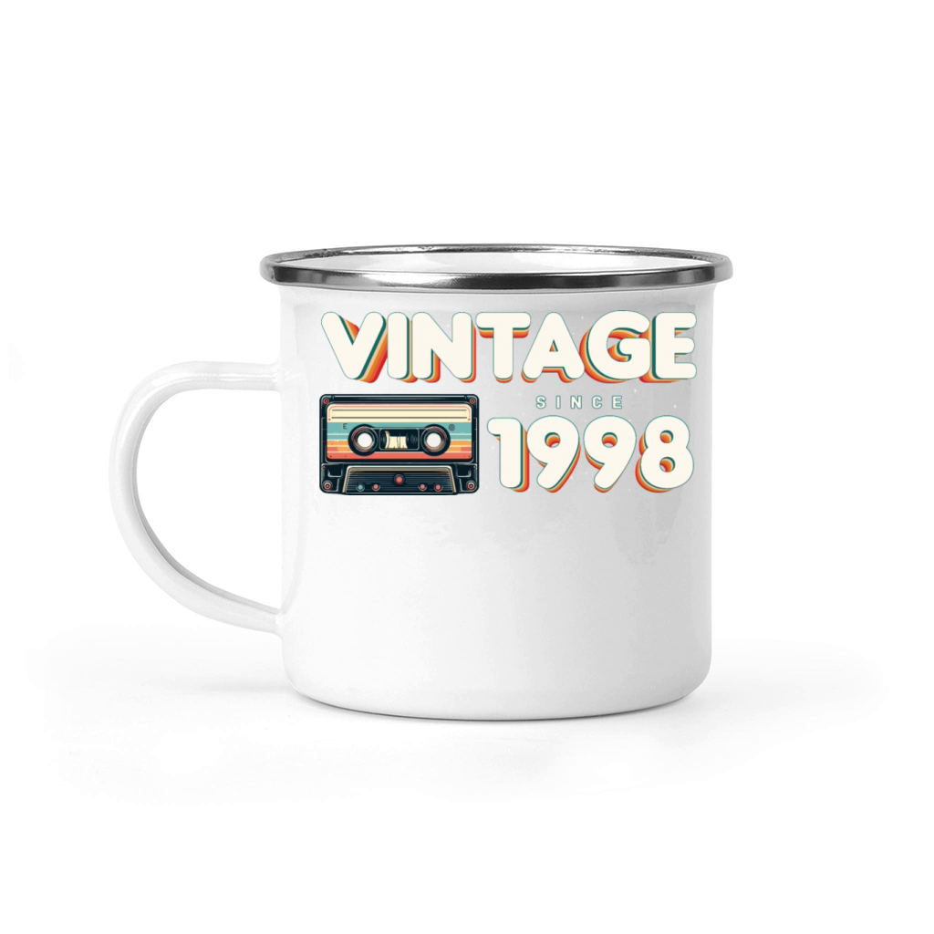 Vintage 1998 Retro Vintage Nostalgic Birthday Camping Mug