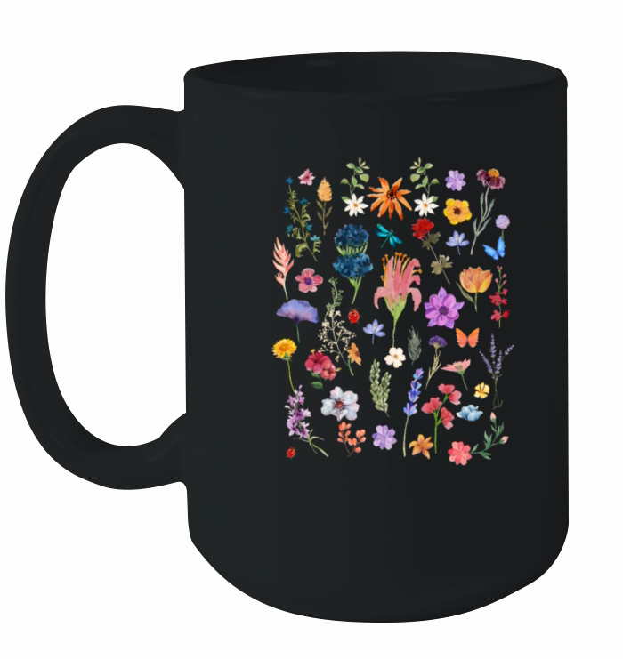 Floral Fantasy Ceramic Mug