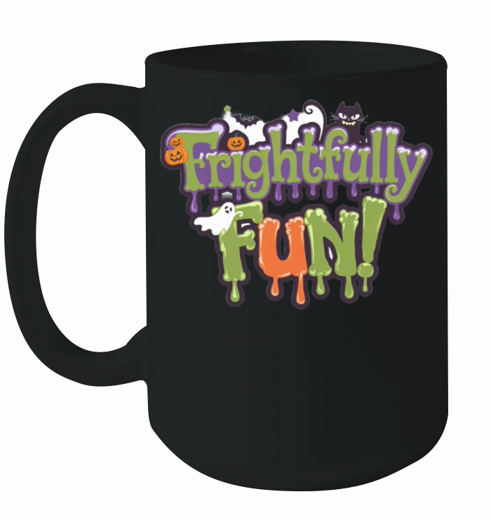 frightfully fun halloween design Ceramic Mug