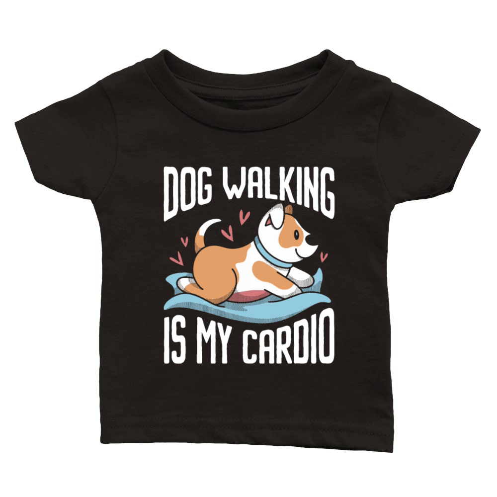 Dog Walker Professional Pet Sitter Dog Walking Classic Baby Crewneck T-shirt