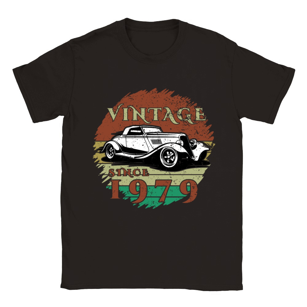 45th birthday Classic Car - Vintage since 1979 Classic Kids Crewneck T-shirt
