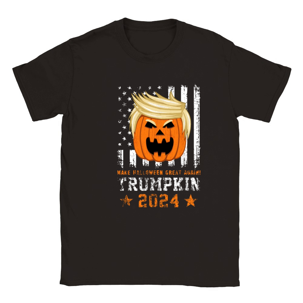Trumpkin 2024 USA Make Halloween Great Again Funny Classic Kids Crewneck T-shirt