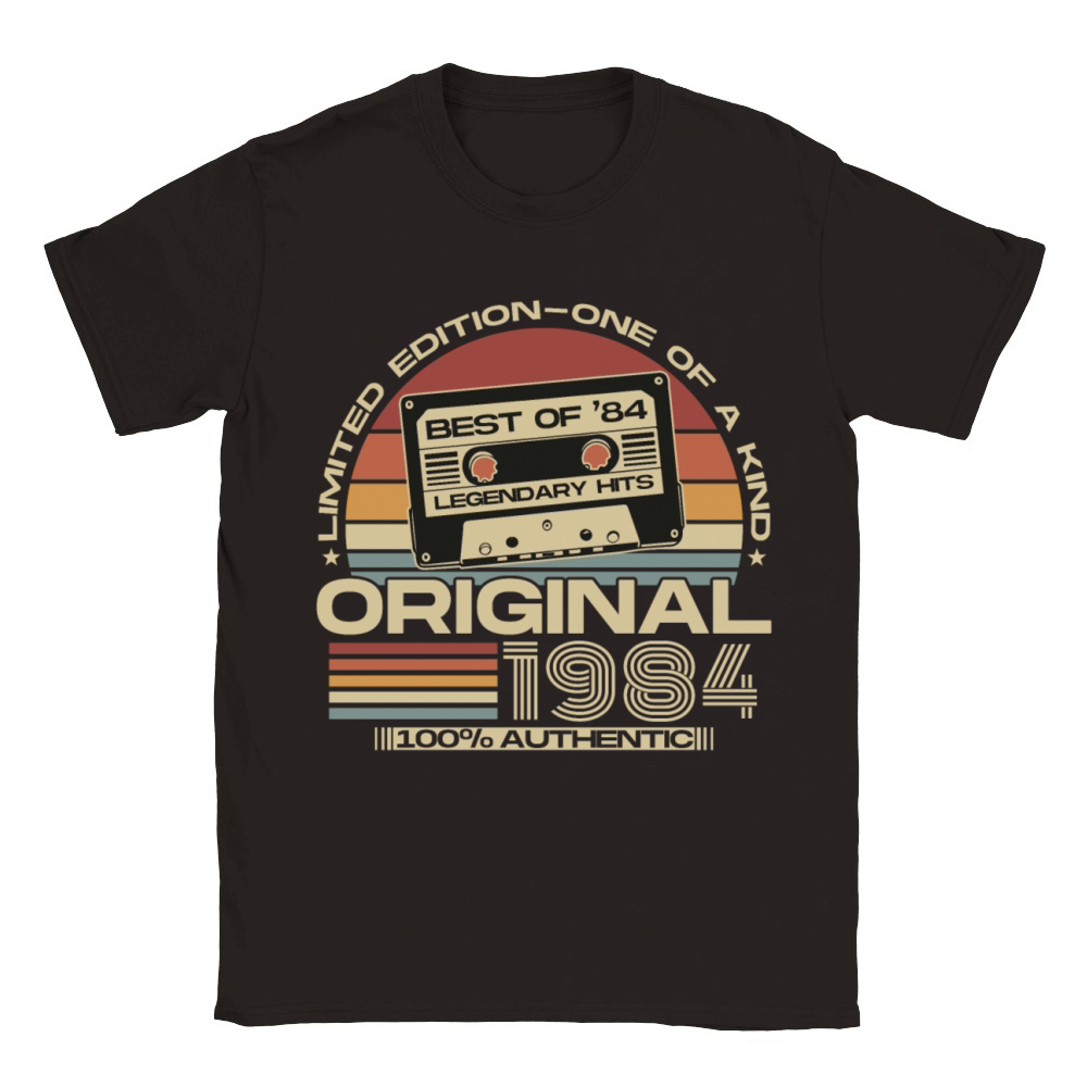 Vintage 1984 Retro 40th Birthday Classic Kids Crewneck T-shirt