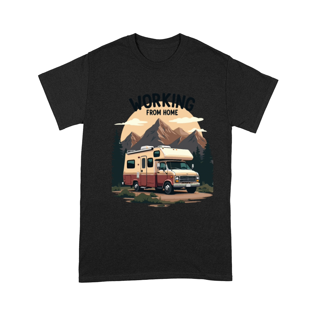 Working from Home RV Adventure Comfort T-shirt