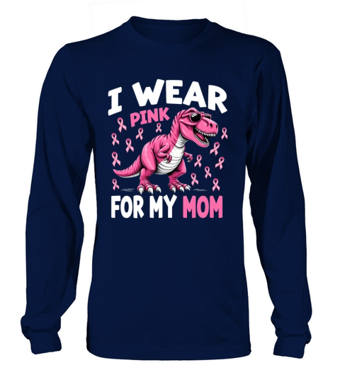 Breast Cancer Pink Awareness Design Long sleeved Unisex