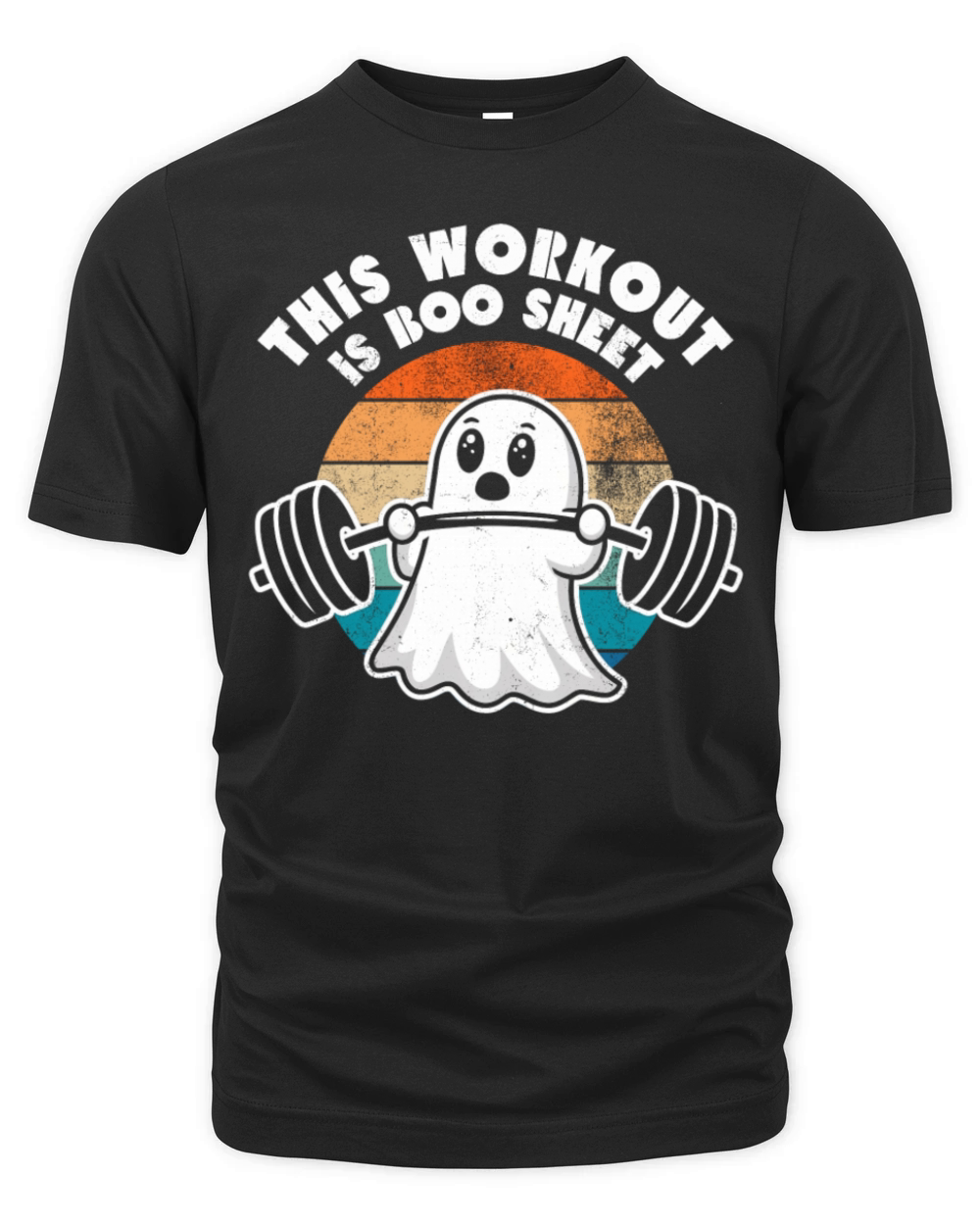 Retro This Workout Is Boo Sheet Organic Unisex T-shirt