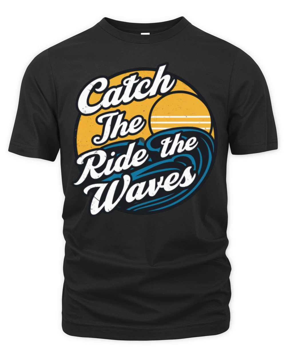 Retro vintage surfing Organic Unisex T-shirt