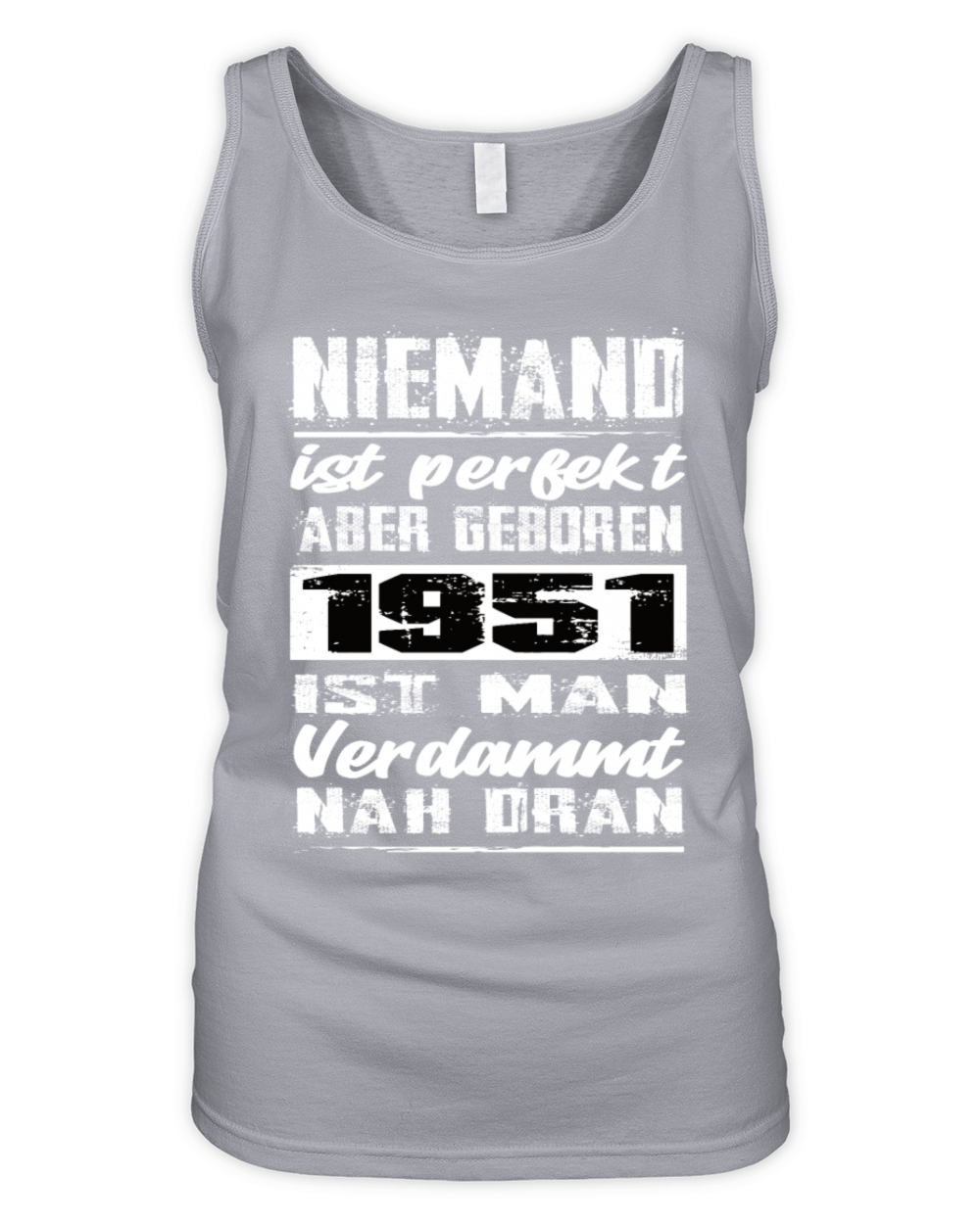 Nobody Is Perfect But Born In 1951 Birthday Organic Women's Tank Top