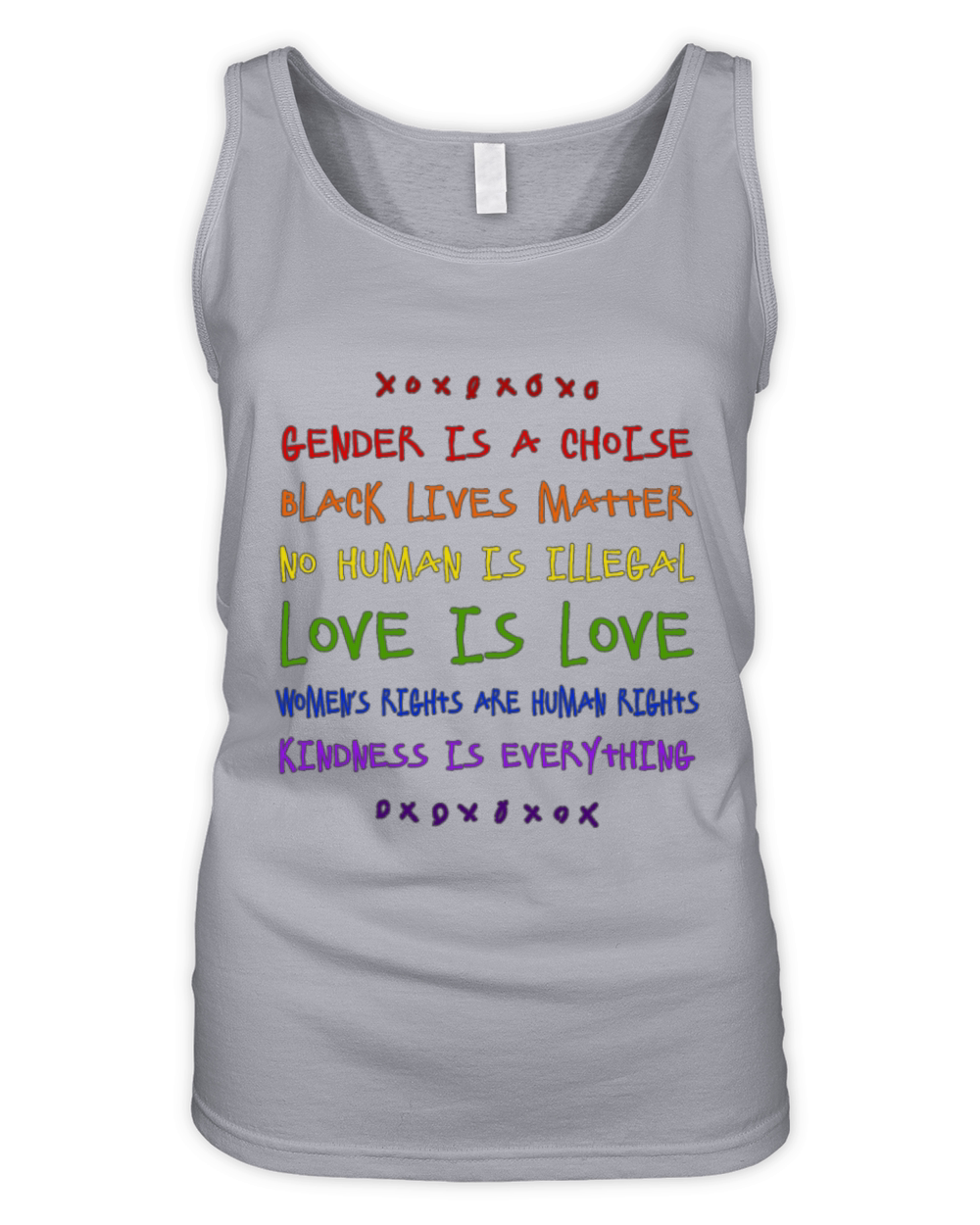 Quotes for a better social life Organic Women's Tank Top