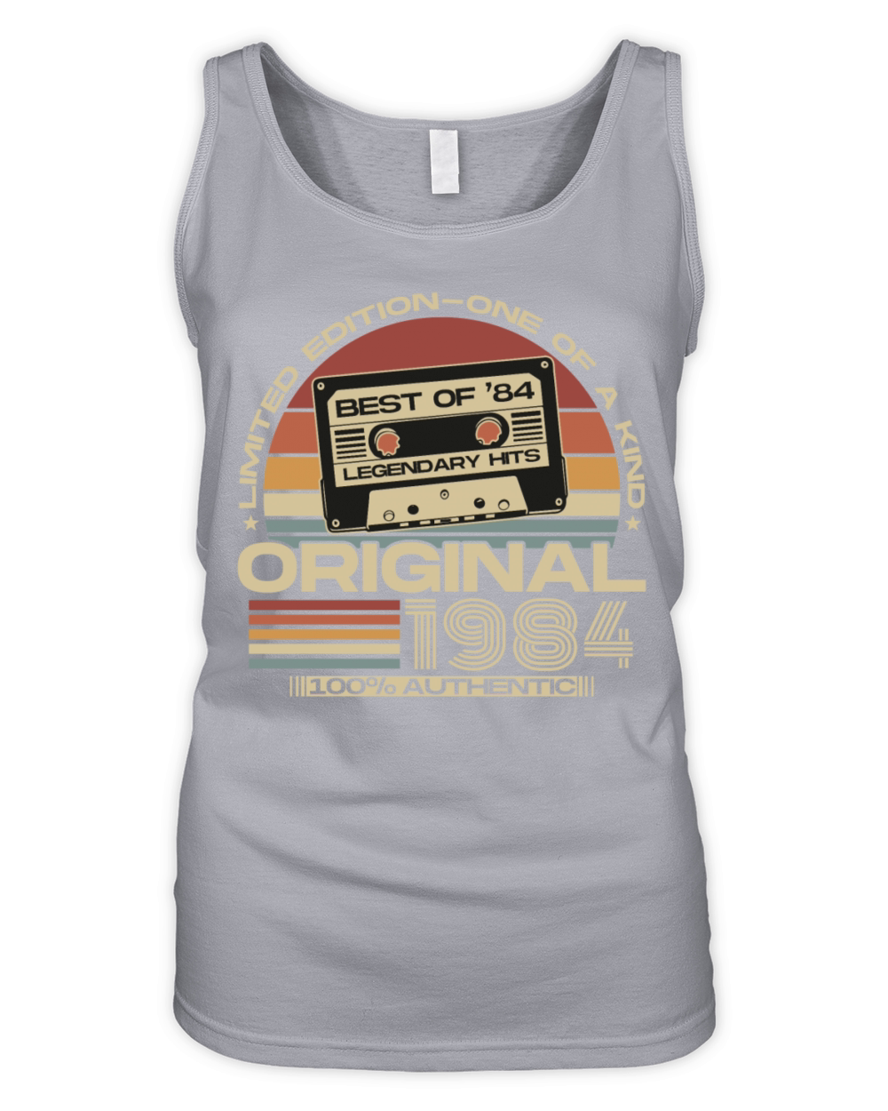 Vintage 1984 Retro 40th Birthday Organic Women's Tank Top