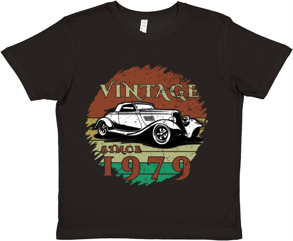 45th birthday Classic Car - Vintage since 1979 Premium Kids Crewneck T-shirt