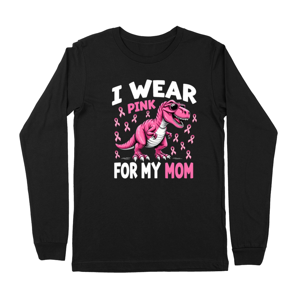 Breast Cancer Pink Awareness Design Premium Long Sleeve