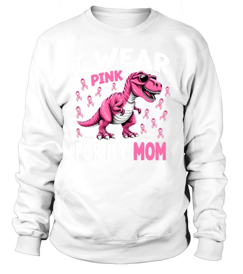 Breast Cancer Pink Awareness Design Sweatshirt Unisex