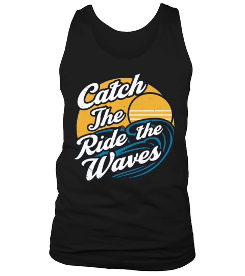 Retro vintage surfing Tank Top Unisex