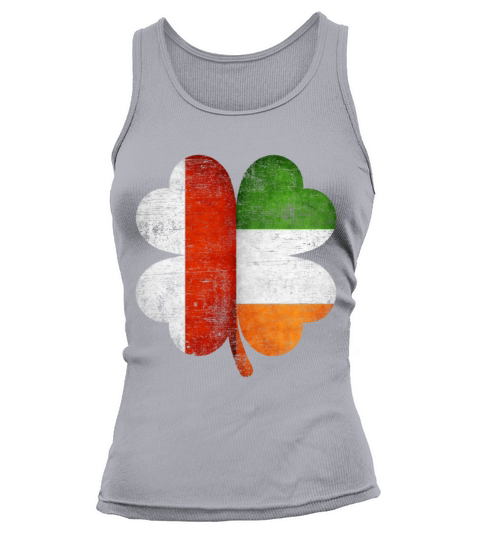 Indonesian Irish Shamrock Indonesia Ireland Flag Tank top Woman