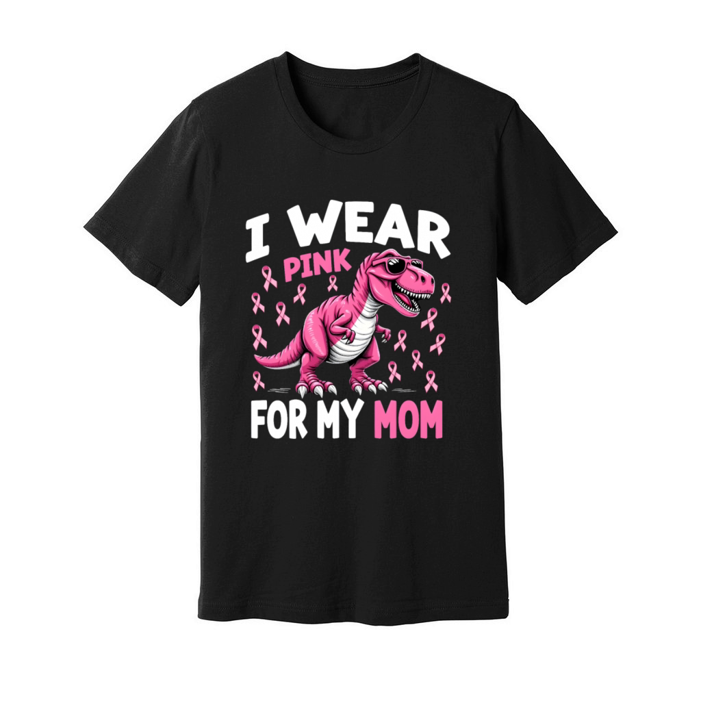 Breast Cancer Pink Awareness Design Unisex Jersey Tee