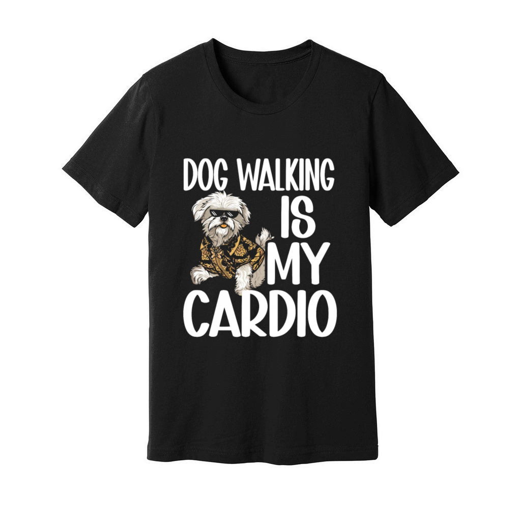 Dog Walker Professional Pet Sitter Dog Walking Unisex Jersey Tee