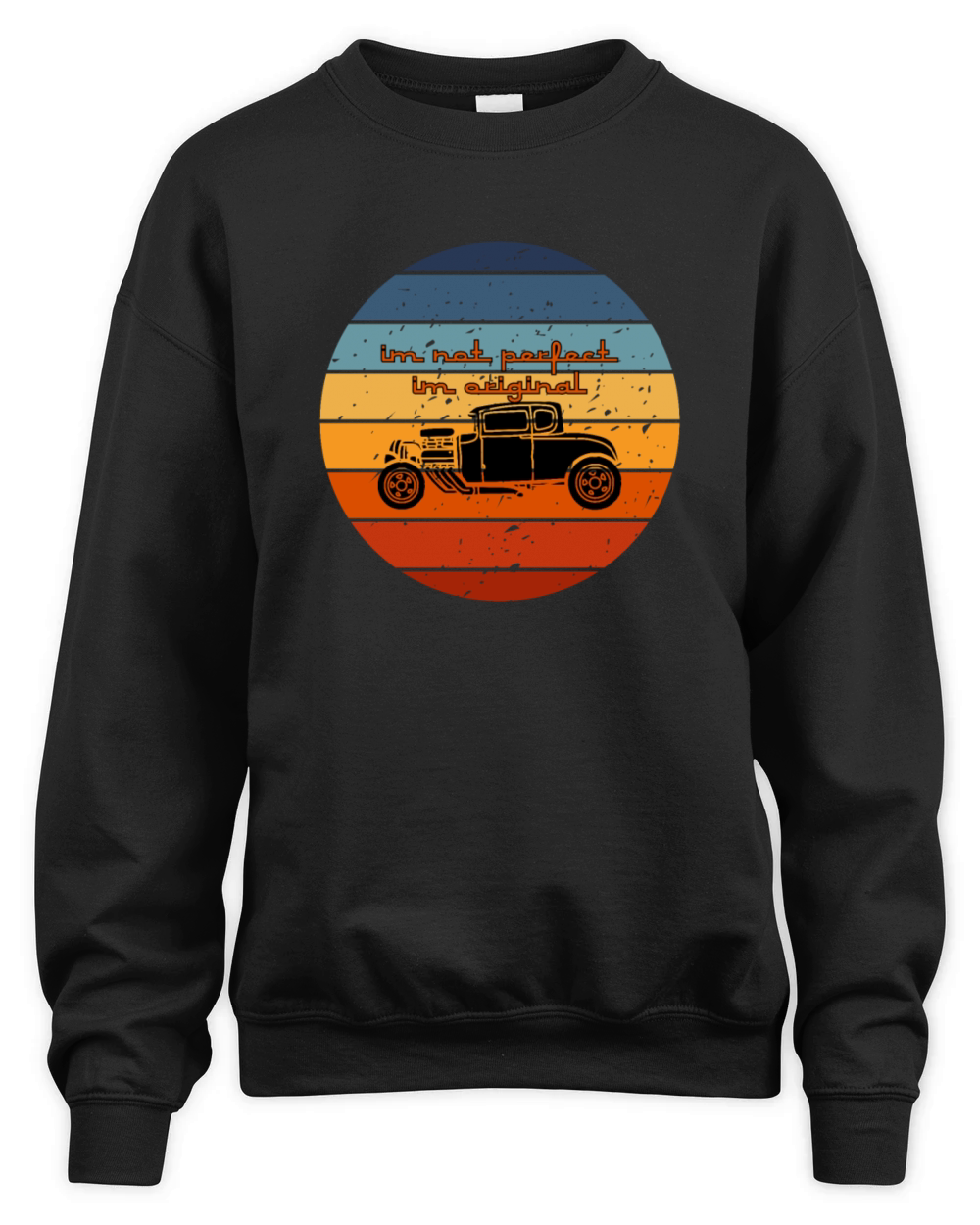 retro car Unisex Premium Crewneck Sweatshirt