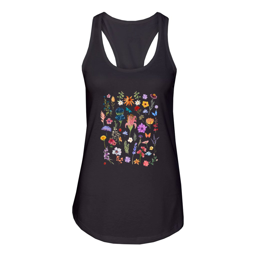 Floral Fantasy Women's Racerback Tank