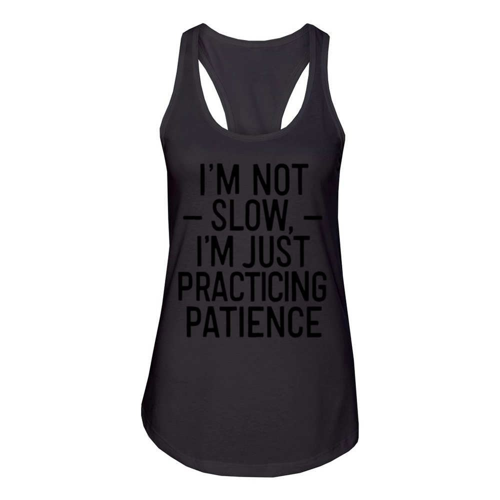 Funny quote Women's Racerback Tank