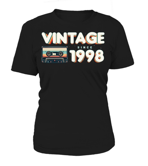 Vintage 1998 Retro Vintage Nostalgic Birthday Women's T-Shirt