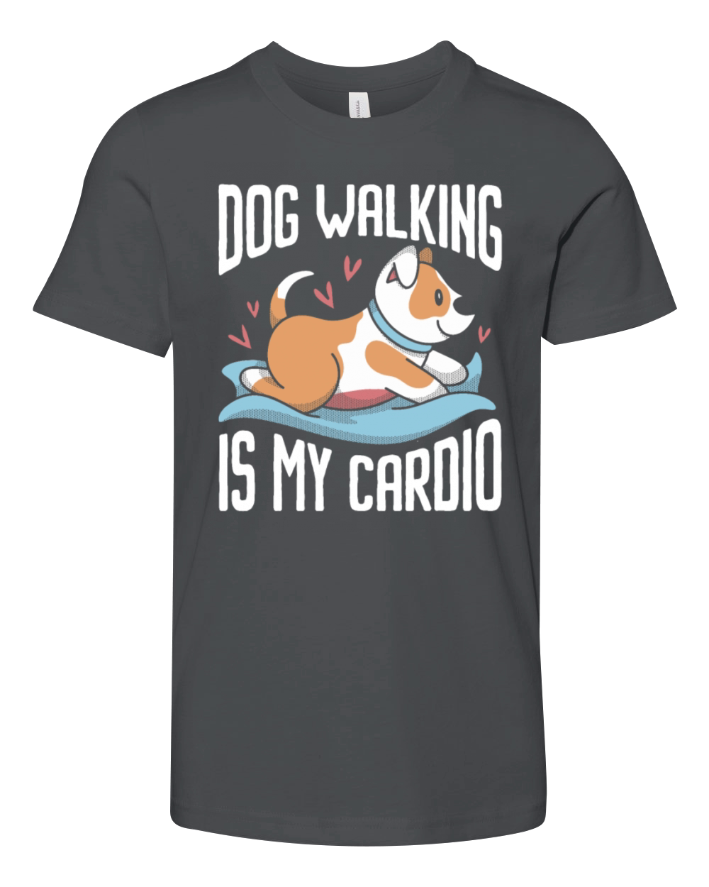 Dog Walker Professional Pet Sitter Dog Walking Youth Unisex Jersey Tee