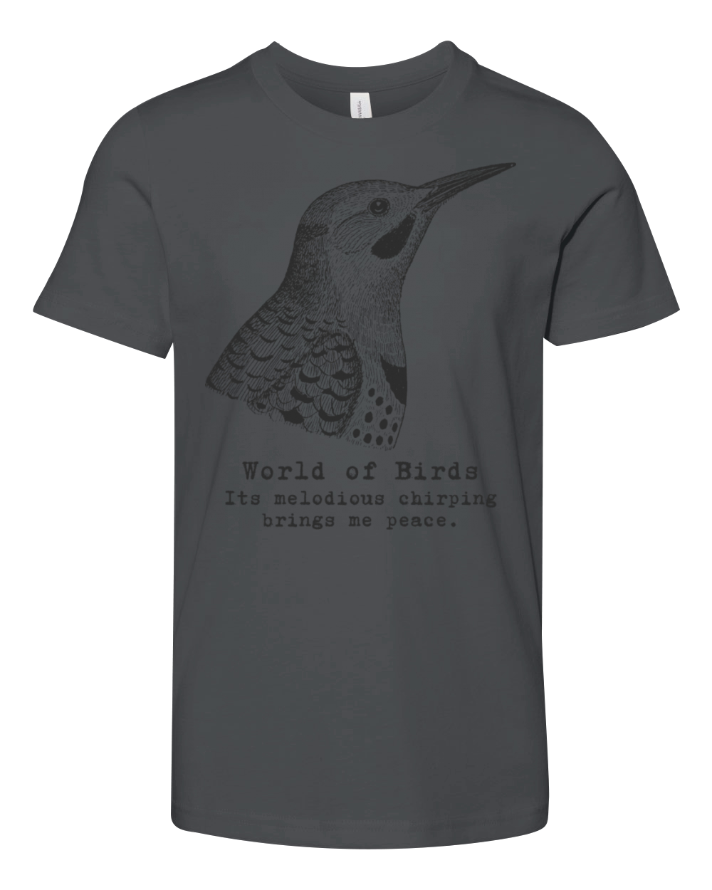 Serene Bird Youth Unisex Jersey Tee