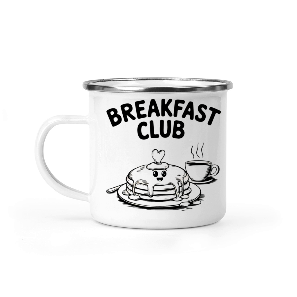 Breakfast Club Aesthetic Bohemian Retro Vintage Camping Mug