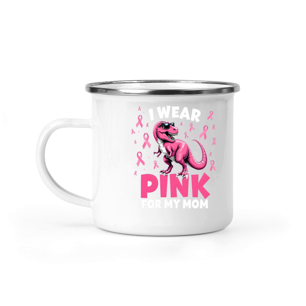 Breast Cancer Pink Awareness Design Camping Mug