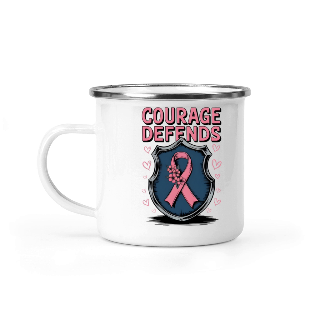 Courage Defends Camping Mug