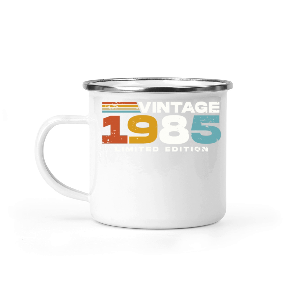 Vintage 1985 Retro 40th Birthday Camping Mug