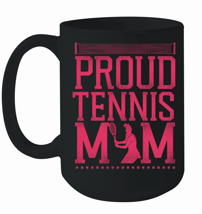 Funny Tennis Player Racket Mom Ceramic Mug